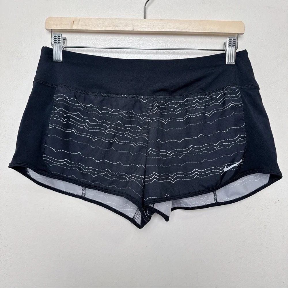 Nike Womens Medium Dri Fit Active Trainer Short  In Black Color